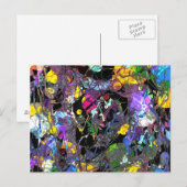 Kleurrijk Abstract Briefkaart (Voorkant / Achterkant)