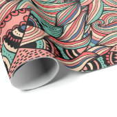 Kleurrijk Abstract Cadeaupapier (Rol Hoek)