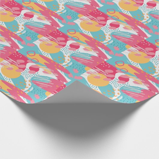 Kleurrijk Abstract Cadeaupapier (Hoek)