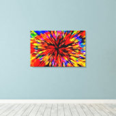 Kleurrijk Abstract Canvas Afdruk (Insitu (Houten vloer))