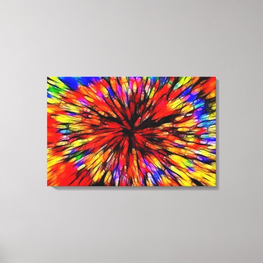 Kleurrijk Abstract Canvas Afdruk (Voorkant)
