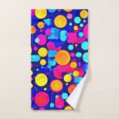 kleurrijk Abstract cirkelspectrum Bad Handdoek (Handdoek)