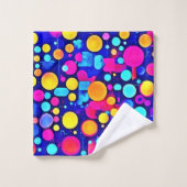 kleurrijk Abstract cirkelspectrum Bad Handdoek (Wasdoekje)