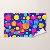 kleurrijk Abstract cirkelspectrum Bad Handdoek (Handdoek)