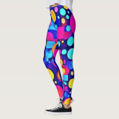 kleurrijk Abstract cirkelspectrum Leggings (Links)