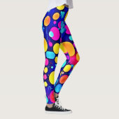 kleurrijk Abstract cirkelspectrum Leggings (Rechts)