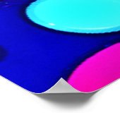 kleurrijk Abstract cirkelspectrum Poster (Hoek)