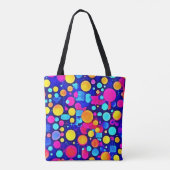 kleurrijk Abstract cirkelspectrum Tote Bag (Achterkant)