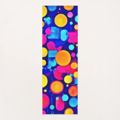 kleurrijk Abstract cirkelspectrum Yogamat (Voorkant)