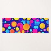 kleurrijk Abstract cirkelspectrum Yogamat (Voorkant (horizontaal))
