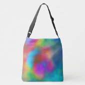 Kleurrijk Abstract Crossbody Tas (Achterkant)