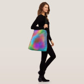 Kleurrijk Abstract Crossbody Tas (Op model)