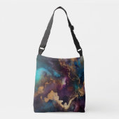Kleurrijk Abstract Crossbody Tas (Voorkant)