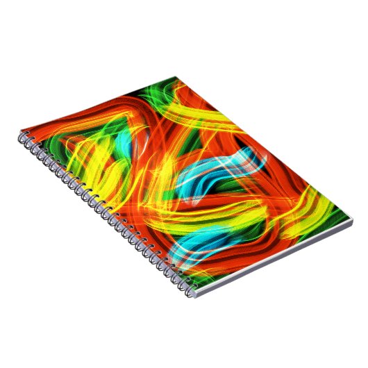 Kleurrijk Abstract Design notitieboek (Rechterzijde)