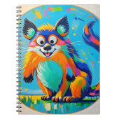 Kleurrijk abstract dierenartsontwerp notitieboek (Voorkant)