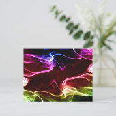 Kleurrijk Abstract digitaal schilderen Briefkaart (Staand voorkant)