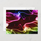 Kleurrijk Abstract digitaal schilderen Briefkaart (Voorkant / Achterkant)