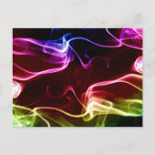 Kleurrijk Abstract digitaal schilderen Briefkaart (Voorkant)