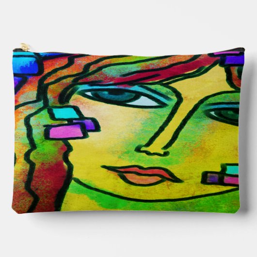 Kleurrijk Abstract digitaal schilderen Etui (Voorkant)