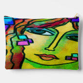 Kleurrijk Abstract digitaal schilderen Etui (Achterkant)