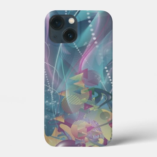 Kleurrijk Abstract Doek Case-Mate iPhone Case (Achterkant)