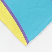Kleurrijk Abstract dooddesign Fleece Deken (Hoek)