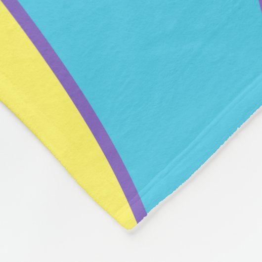 Kleurrijk Abstract dooddesign Fleece Deken (Hoek)