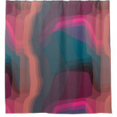 Kleurrijk Abstract Douchegordijn (Voorkant)