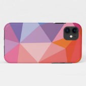 Kleurrijk Abstract driehoekspatroon Case-Mate iPhone Case (Achterkant (horizontaal))