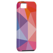 Kleurrijk Abstract driehoekspatroon Case-Mate iPhone Case (Back/Rechts)
