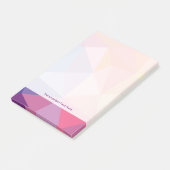 Kleurrijk Abstract driehoekspatroon Post-it® Notes (Schuin)