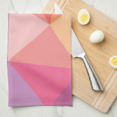 Kleurrijk Abstract driehoekspatroon Theedoek (Quarter Fold)
