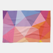 Kleurrijk Abstract driehoekspatroon Theedoek (Horizontaal)