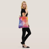 Kleurrijk Abstract driehoekspatroon Tote Bag (Op model)