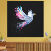 Kleurrijk Abstract Eagle Design Canvas Afdruk (Insitu (Woonkamer))