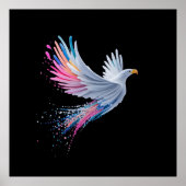 Kleurrijk Abstract Eagle Design Poster (Voorkant)