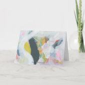 Kleurrijk Abstract Expressionisme Art Note Kaart (Achterkant)