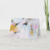 Kleurrijk Abstract Expressionisme Art Note Kaart (Voorkant)