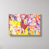 Kleurrijk Abstract expressionisme schilderen Canvas Afdruk (Voorkant)