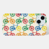 Kleurrijk Abstract Fiets Patroon Ontwerp Case-Mate iPhone Case (Achterkant (horizontaal))