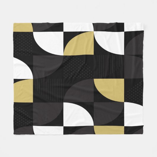 Kleurrijk Abstract Fleece Deken (Voorkant (Horizontaal))