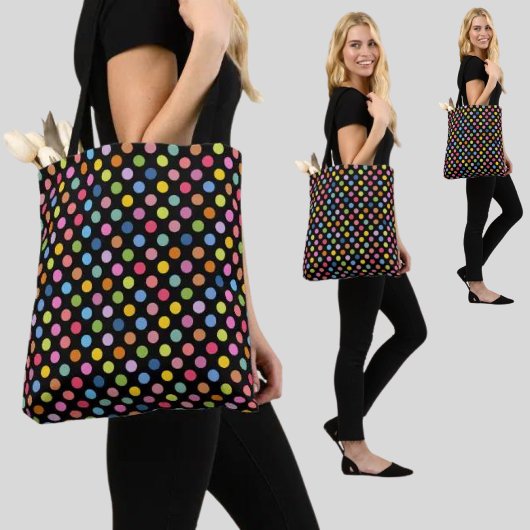kleurrijk Abstract flessenpatroon naar Tote Bag