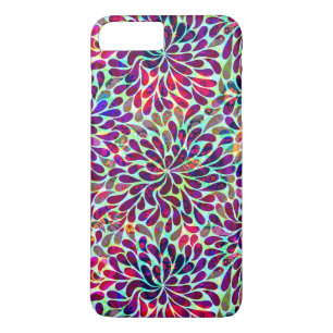 Kleurrijk Abstract Floral design Case-Mate iPhone Case