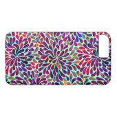 Kleurrijk Abstract Floral design Case-Mate iPhone Case (Achterkant (Horizontaal))
