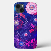 Kleurrijk Abstract Floral design Case-Mate iPhone Case (Achterkant)