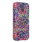 Kleurrijk Abstract Floral design Case-Mate Samsung Galaxy Hoesje (Back/Rechts)