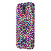 Kleurrijk Abstract Floral design Case-Mate Samsung Galaxy Hoesje (Achterkant Links)
