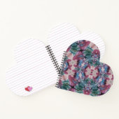 kleurrijk abstract Floral, roze, groen Notitieboek (Binnen)