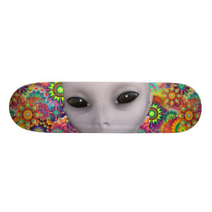 Kleurrijk Abstract Florentijn Patroon Buitenaards Skateboard