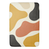 kleurrijk Abstract geel Zwart En Wit Badmat (Voorkant Verticaal)